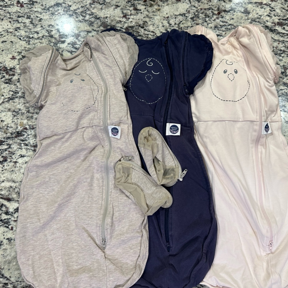 Nested bean sleep sack bundle 3/6m✨3pck